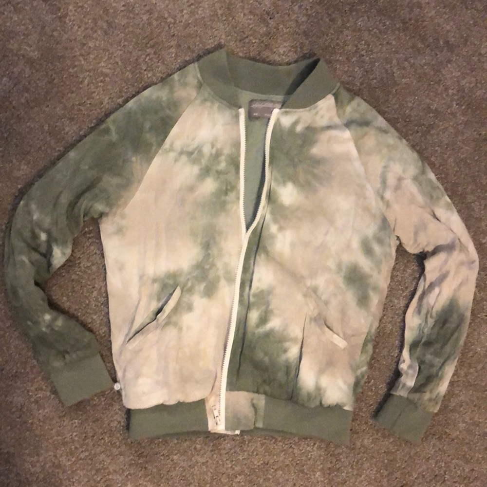 Urban Outfitters tie dye bomber